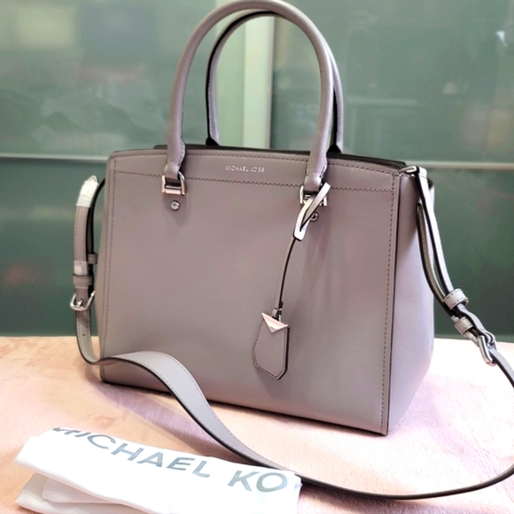 New Michael Kors Large Benning Satchel - Picture 2 of 13